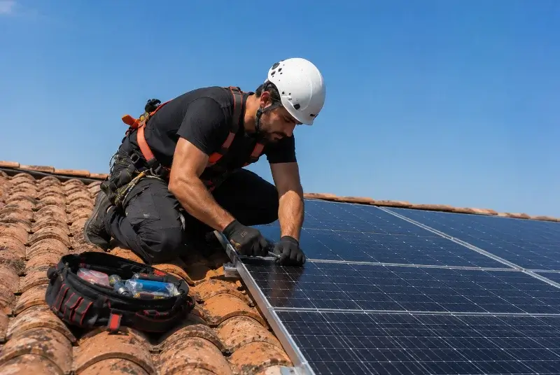 Maintenance et monitoring de panneaux solaires à Gumbrechtshoffen