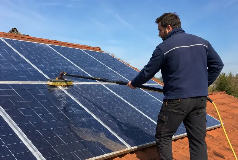 Nettoyage et entretien de panneaux solaires à Gumbrechtshoffen